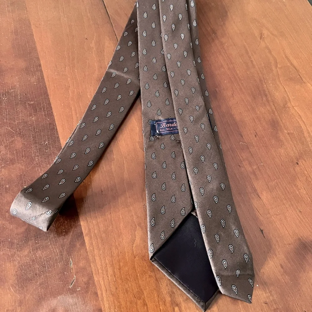Bardelli Roma Men’s  Brown silk necktie